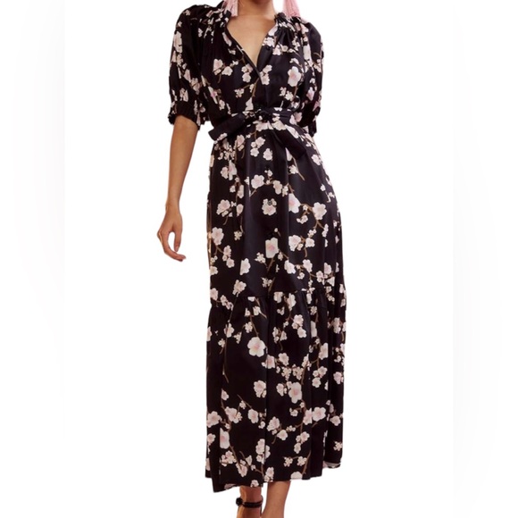 Cynthia Rowley Dresses & Skirts - NWT Cynthia Rowley Cotton Saratoga Puff Sleeve Button-Up Belted Midi Dress